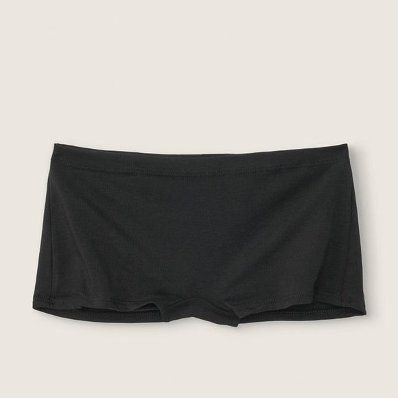 PINK Victoria's Secret Other - Victoria's Secret PINK Cotton Shortie Panty Black X-Large NEW